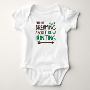 Baby lustig Bow Hjort Jakt Jersey Bodydräkt Shirt T