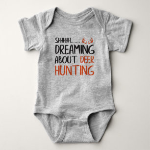 Baby lustig Hjort Jersey Bodydräkt Shirt T