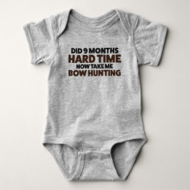 Baby lustigt Bow Hjort Hunting Jersey Bodydrät Shi T Shirt