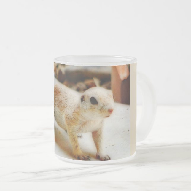 Baby mald frostad mugg för ekorre (Framsida höger)