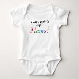 Baby Mamma som säger Roligt Infant Shirt T-shirt
