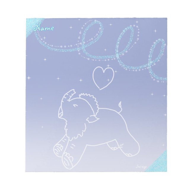 Baby Mammoth yawning Anteckningsblock (Framsida)