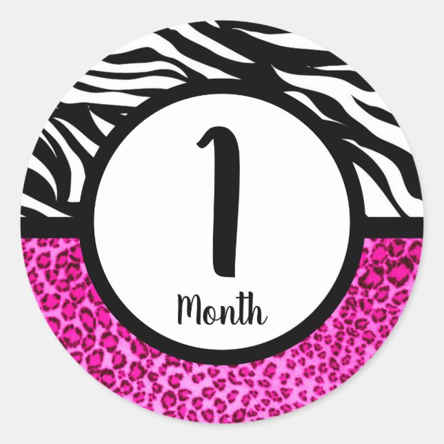 Baby Månad Klistermärken (Framsida)