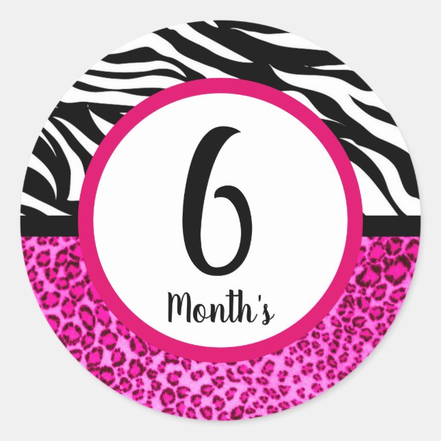 Baby Månad Klistermärken (Framsida)