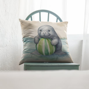 Baby Manatee Gender Neutral Kudde