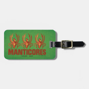Baby Manticores Vintage Graphic Bagagebricka