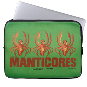 Baby Manticores Vintage Graphic Laptop Fodral