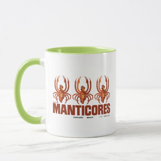 Baby Manticores Vintage Graphic Mugg (Vänster)