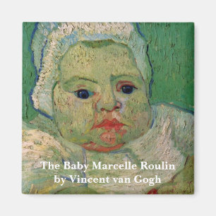 Baby Marcelle Roulin av Vincent van Gogh Magnet
