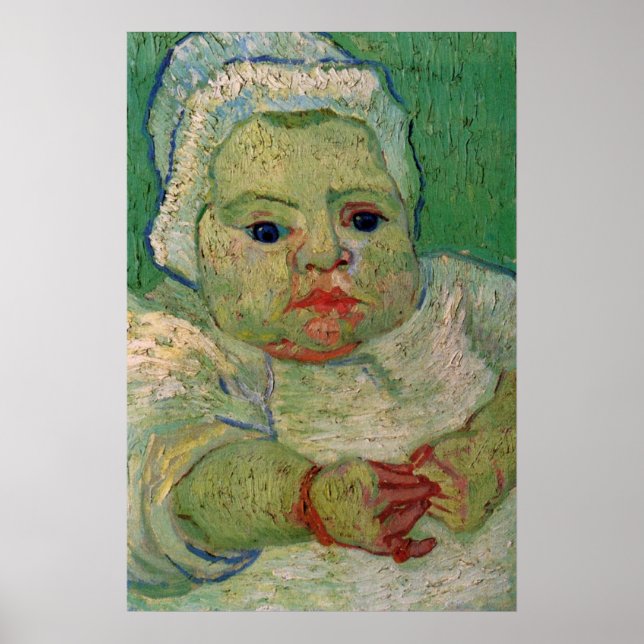 Baby Marcelle Roulin av Vincent van Gogh Poster (Framsidan)