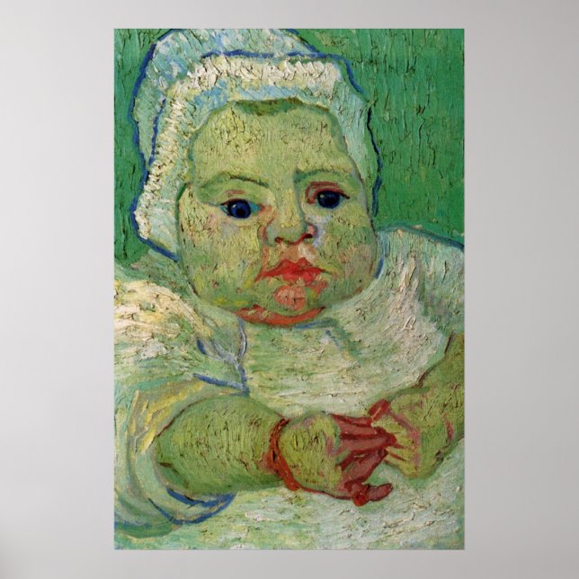 Baby Marcelle Roulin av Vincent van Gogh Poster (Framsidan)