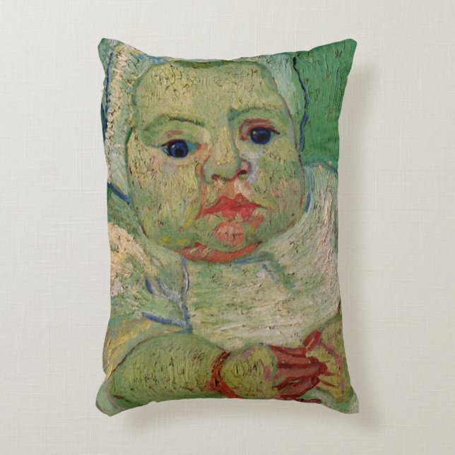 Baby Marcelle Roulin av Vincent van Gogh Prydnadskudde (Framsidan(Vertikal))