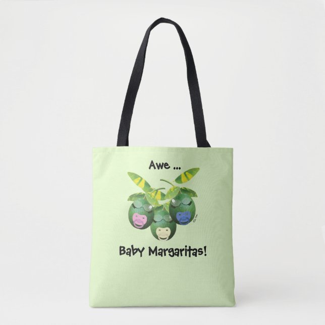 Baby Margaritas Tote Bag Tygkasse (Framsida)