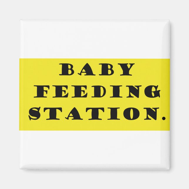 Baby matande station magnet (Framsidan)