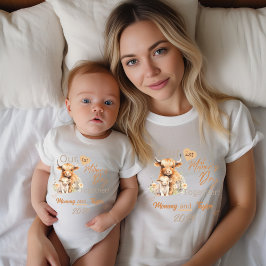 Baby matchande högland VårFirstMors dagTillsammans T Shirt