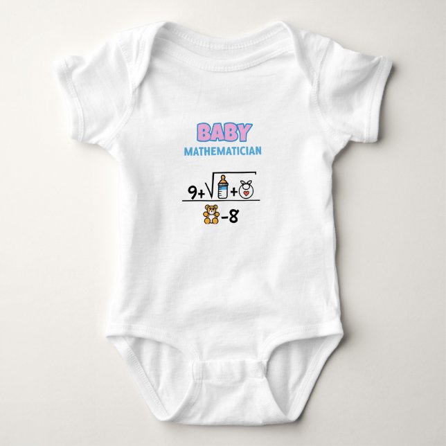 Baby Mathematician Tröja (Framsida)