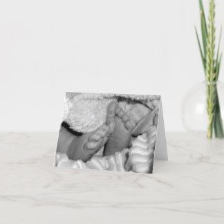 Baby-matning (B&W-anteckningskort) Kort