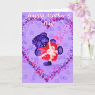 Baby med Heart Gift Mors dag Card Kort