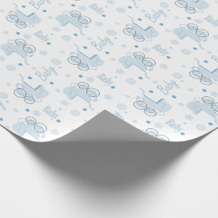 Baby med hjärtfelBuggy som slår in papper Presentpapper