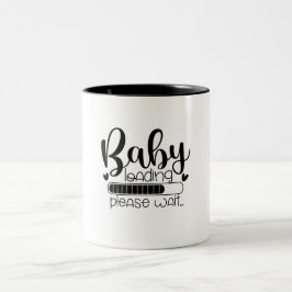 Baby med två-tonskafett Mugg