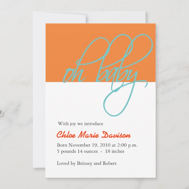 Baby meddelande (Framsida)