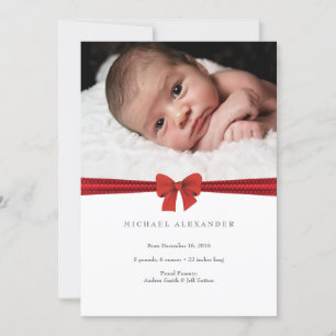 Baby meddelande ı Photo Card
