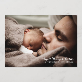 Baby meddelande i vanligt vitt skript