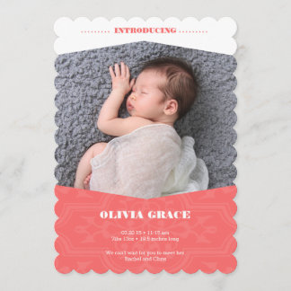 Baby-meddelande om flickan i Coral Meddelande