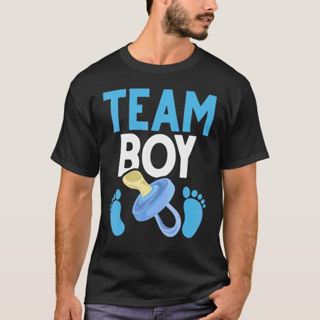 Baby Meddelande om framtida föräldrar Team Boy Gen T Shirt (Framsida)