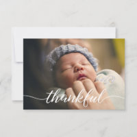 Baby-meddelande, tankfullt skript, vit text