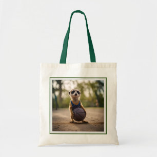 Baby Meerkat Basketball Player Tygkasse