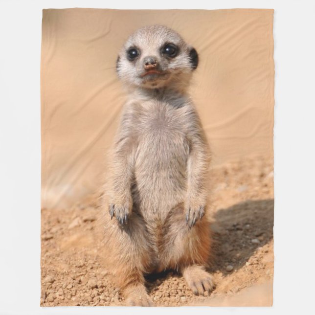 BABY MEERKAT FLEECEFILT (Framsidan)