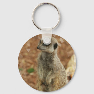 Baby Meerkat Keychain Nyckelring
