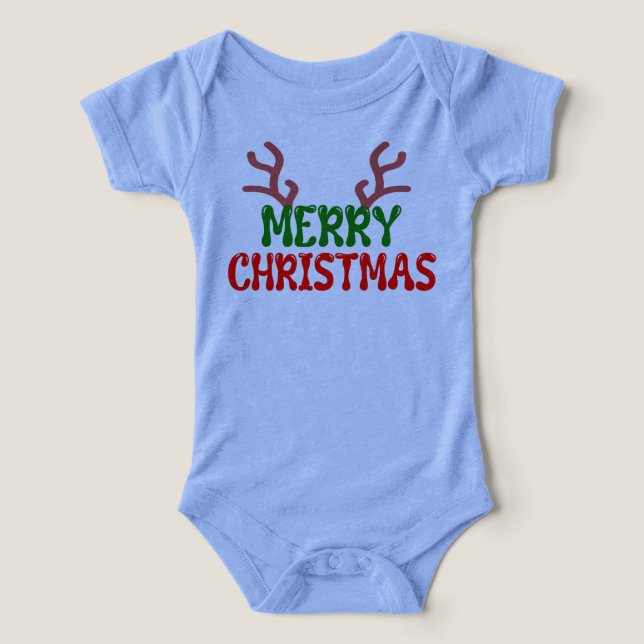 BABY MERRY CHRISTMAS T-Shirt (Design Framsida)