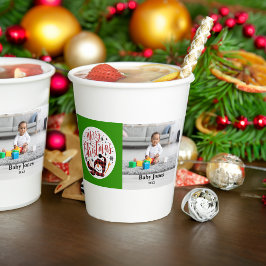 Baby Merry Snögubbe Första jul - unikt foto