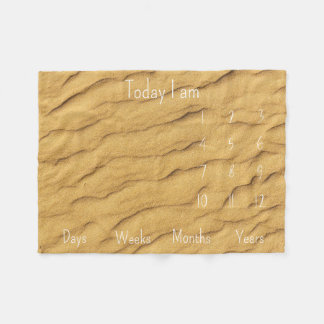 Baby Milestone Fleecefilt