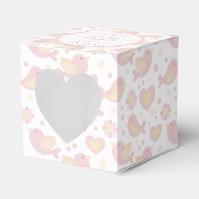 Baby Mobil Nesting Party Favor Box Presentaskar (Framsidan Sidan)