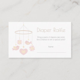 Baby Mobile Diaper Raffle Tilläggskort
