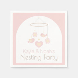 Baby Mobile Nesting Party Pappersservett