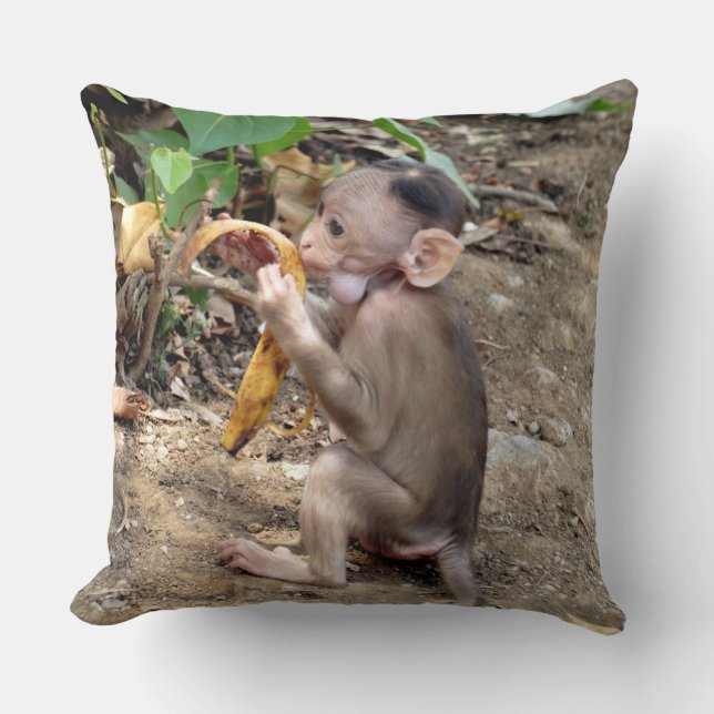 Baby Monkey Kudde (Framsida)