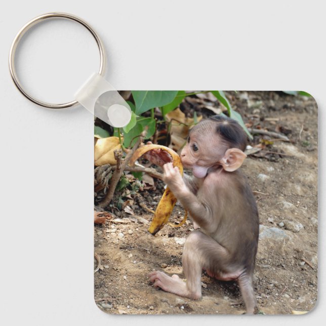 Baby Monkey Nyckelring (Framsida)