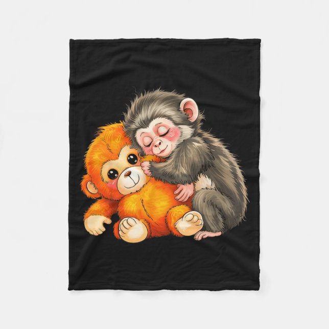 Baby monkey punch  fleecefilt (Framsidan)