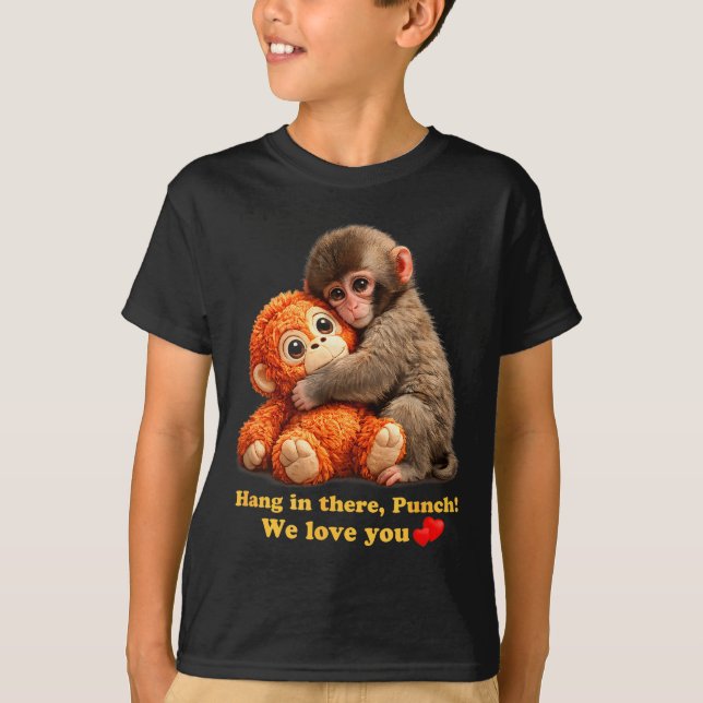Baby monkey punch team punch  t shirt (Framsida)