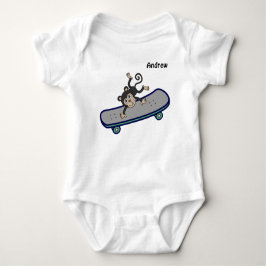 baby Monkey  riding skateboards Tee