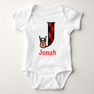 Baby monogram j för Bodysuit för renjul T Shirt