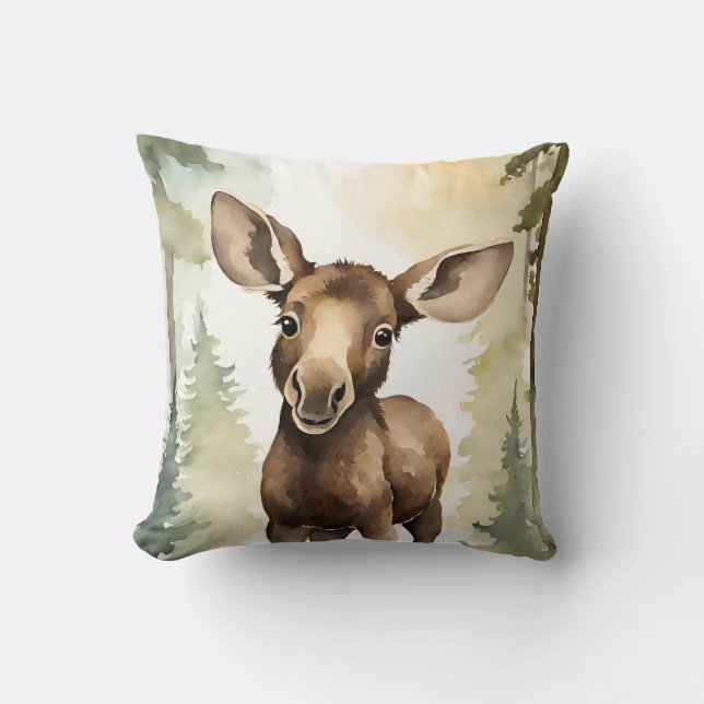 Baby Moose Kudde (Framsida)