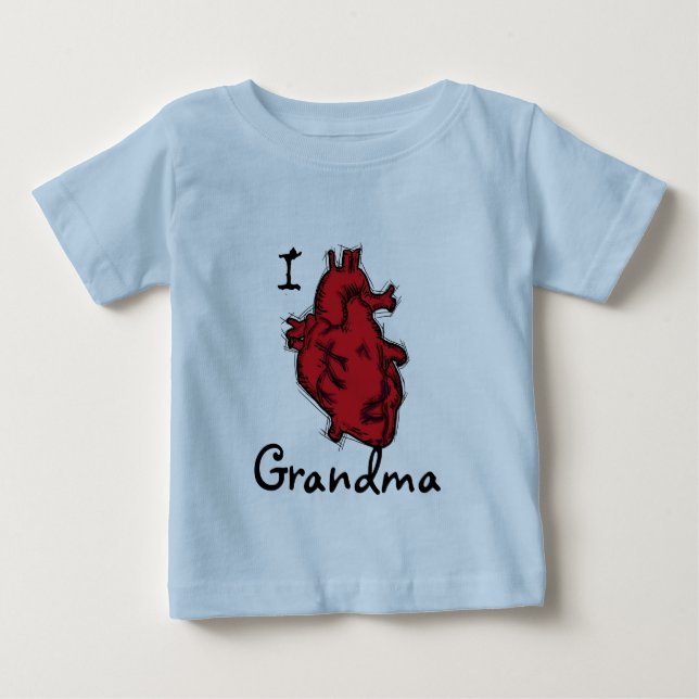 Baby, mormor crawler tee (Framsida)
