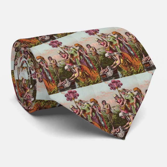 Baby Moses i en basket Slips (Rullad)