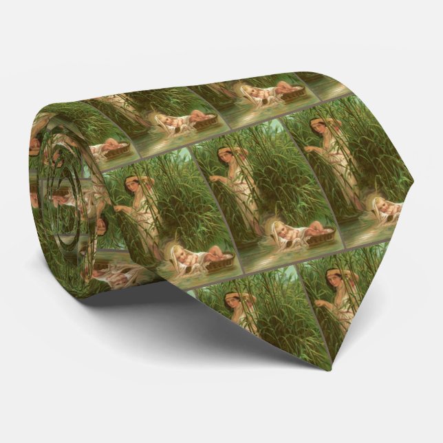 Baby Moses och floden Nilen Tie Slips (Rullad)