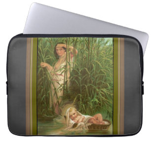 Baby Moses och Nilen Laptop Fodral